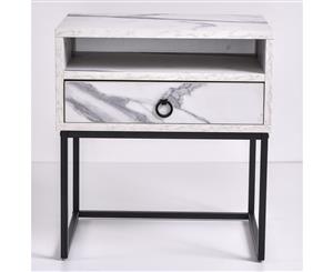 Dana Bedside Table (Marble)