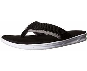 Dearfoams Men's Mesh Flip Flop Slipper