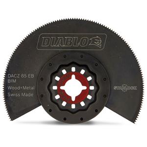 Diablo 85mm Bi-Metal Multitool Segment Blade for Wood & Metal - Starlock - DACZ85EB