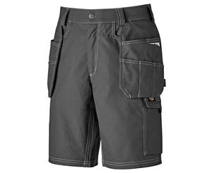 Dickies Mens Eisenhower Extreme Elasticated Cargo Shorts - Grey