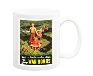 Don t Let That Shadow Touch Them USA 1942 War Poster Mug - 11 Fluid Oz