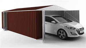 EasyShed 4530 Garage Shed - Heritage Red