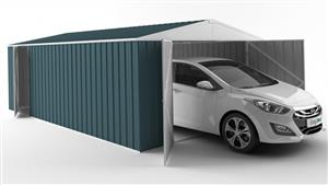 EasyShed 7538 Garage Shed - Torres Blue