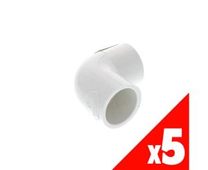 Elbow PVC 90 Degree 20mm HRP0132020 Pressure Pipe Fitting Plumbing Water x5