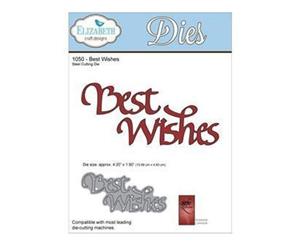 Elizabeth Craft Designs - Quietfire Wafer Thin Metal Die - Best Wishes