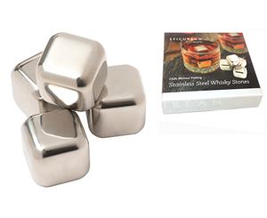 Epicurean Stainless Steel Whisky Stones Set of 4