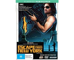 Escape from New York DVD Region 4