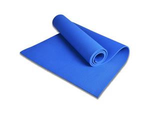 Extra Thick 6Mm Pvc Yoga Gym Pilate Mat Fitness Non Slip Exercise Board Blue