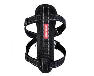 Ezydog X-Small Black Chest Plate Dog Harness (29cm to 48cm) Ezy Dog