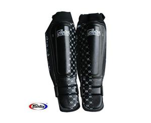 FAIRTEX-Neoprene Shin Guards Muay Thai MMA Instep Protector - Black