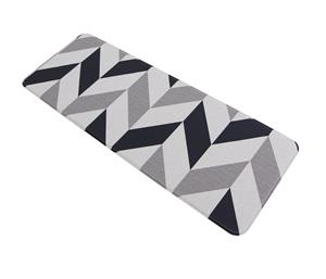 Fab Rugs Herringbone Navy Floor Mat