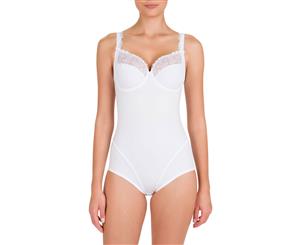 Felina 251210-003 Rhapsody White Embroidered Underwired One Piece Body