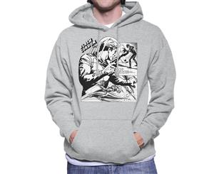 Flash Gordon Space Suit Montage Men's Hooded Sweatshirt - Heather Grey