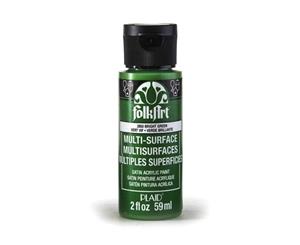 Folk Art Multisurface Satin Acrylic Paint - Bright Green - 2 Oz