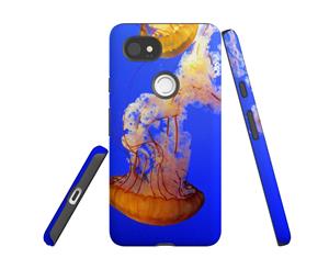 For Google Pixel 2 XL Case Protective Back Cover Jellyfish Duo