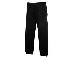 Fruit Of The Loom Kids Unisex Premium 70/30 Jog Pants / Jogging Bottoms (Black) - RW3162