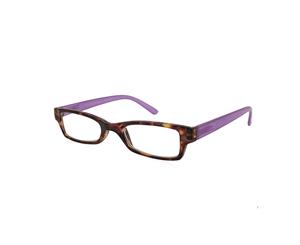 Gabriel + Simone Saint-Germain Tortoise + Purple Women Reading Glasses