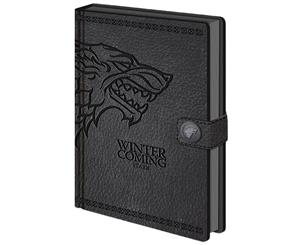 Game of Thrones Premium A5 Hardback Notebooks Stark