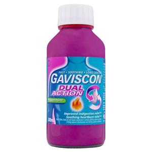 Gaviscon Dual Action Liquid Heartburn & Indigestion Relief 300ml