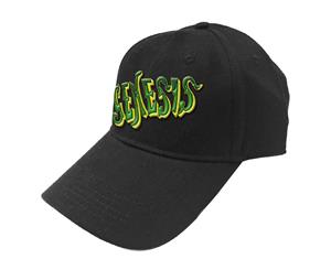 Genesis Baseball Cap Classic Band Logo Official Strapback - Black
