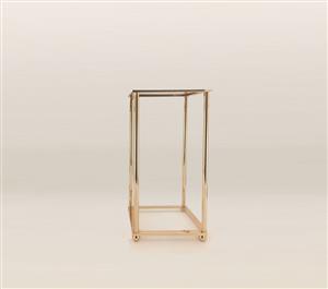 Glamorous Gold Metal Elegant Display Plinth Stand 80cm