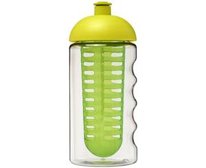 H2o Bop 500Ml Dome Lid Sport Bottle And Infuser (Transparent/Lime Green) - PF2851