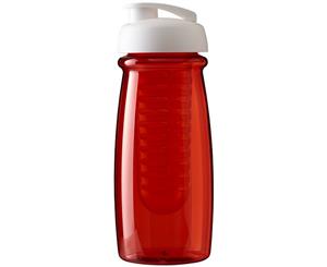 H2o Pulse 600Ml Flip Lid Sport Bottle And Infuser (Red/White) - PF2862