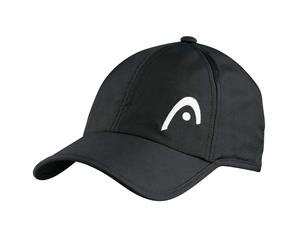 HEAD Pro Player Unisex Outdoor/Tennis UV protection Cap/Hat Adjustable Strap BK