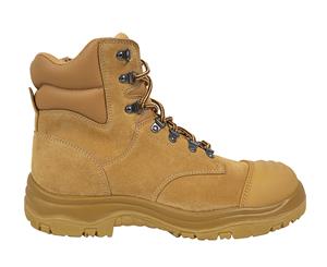 Harvest Olympus Workwear Mens Work Boot Safety Shoe Steel Cap - Tan