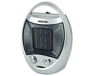 Heller 1500W Electric Ceramic Oscillating Fan Heater w/ Adjustable Thermostat