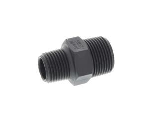 Hex Nipple 20 x 15mm Reducing BSP Plumbing Irrigation Poly Fitting Water Hansen