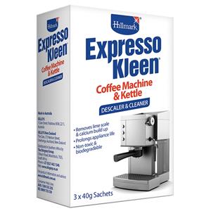 Hillmark 40g Expresso Kleen Appliance Descaler And Cleaner - 3 Pack