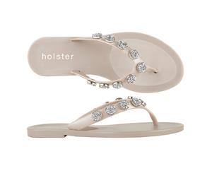 Holster - Women's Jelly Y-strap Moonlit - Champagne