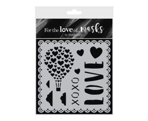 Hunkydory For The Love Of Masks 5.5inch X5.5inch Love Is In The Air