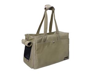 Ibiyaya Canvas Pet Tote Bag Soft Pet Carrier Light Green