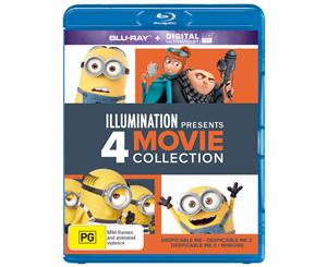 Illumination Presents 4 Movie Collection Blu-ray Region B