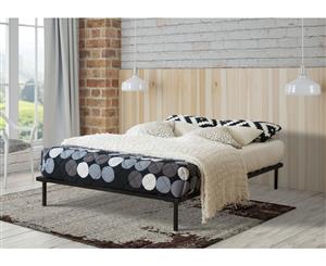 Istyle Divan King Single Bed Frame Base Ensemble Metal Black