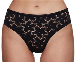 Jockey Women's Fleur Lace Bikini Underwear - Black