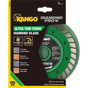 Kango 125mm Ultra Thin Turbo Diamond Blade