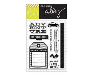 Kelly Purkey Clear Stamps 3 Inch X4 Inch Destination