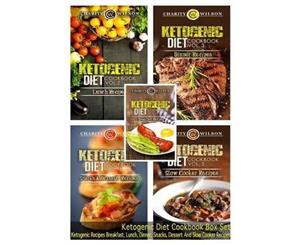 Ketogenic Diet Cookbook  Volumes 1-5 Ketogenic Recipes Breakfast Lunch Dinner Snacks Dessert and Slow Cooker Recipes