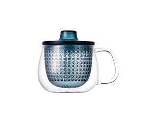 Kinto Unitea Glass Unimug with Infuser 350ml Navy