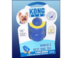 Kong Blue Toughest Rubber Dog Chew Toy - Small