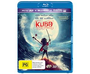 Kubo and the Two Strings 3D Edition with 2D Edition Digital Download Blu-ray