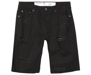 LRG On Deck Bull Denim Short Black - Black