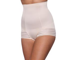 LaSculpte Women's Tummy Control High Waist Shapewear Brief - Nude