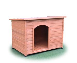 Large Wooden Pet Dog Kennel Timber House Cabin Wood Log Box 1160Cm