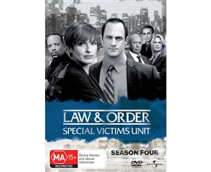 Law and Order Special Victims Unit Season 4 DVD Region 4