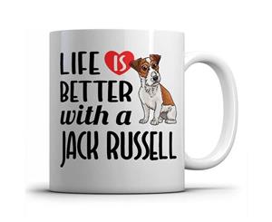 Life is better witn a Jack Russell - Mug