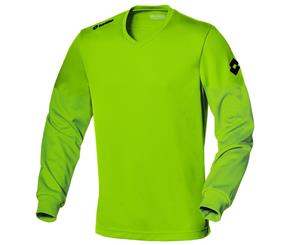 Lotto Mens Football Jersey Long Sleeve Team Evo Sports V Shirt (Lemon) - RW2074